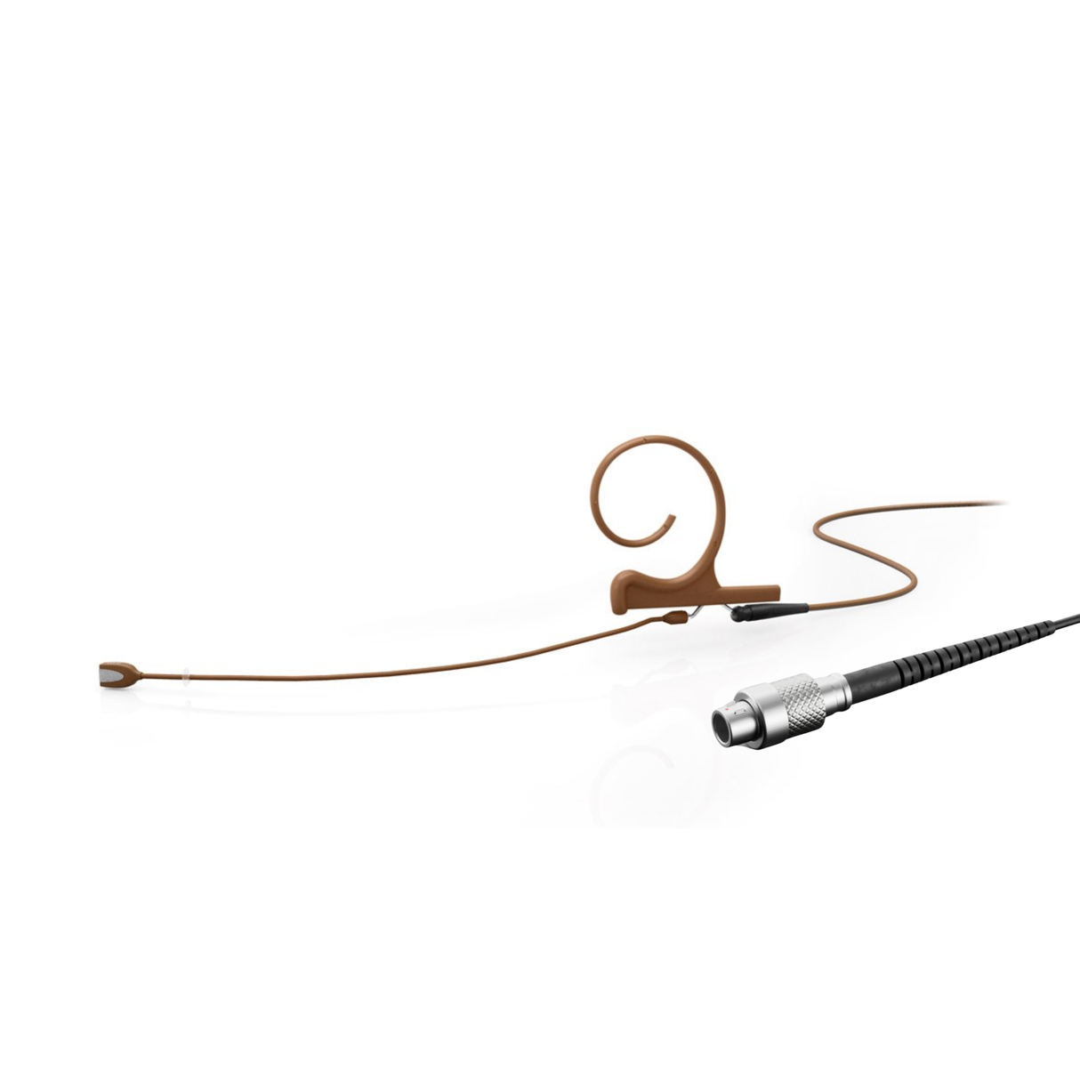 DPA 4166 CORE+ Omni Flex Earset Mic, 110 mm Boom, Brown, 3-pin LEMO