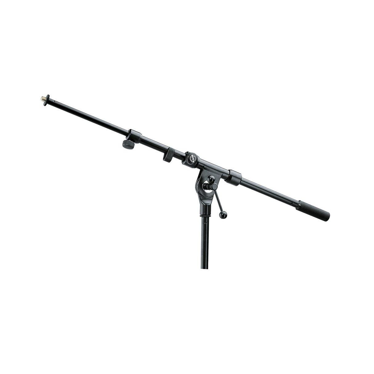 K&M 211/1 2-piece boom arm with t-bar, black