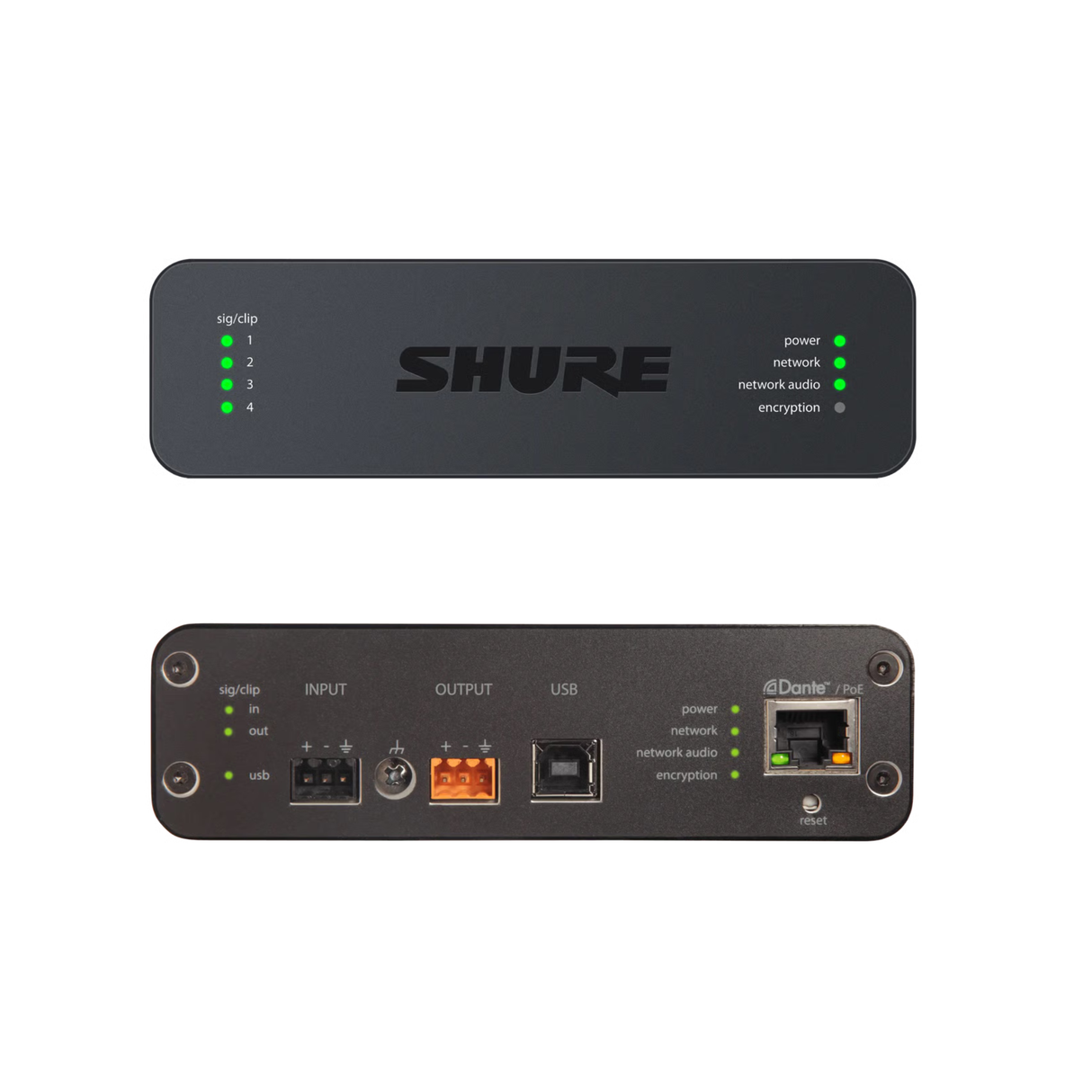 Shure ANIUSB-MATRIX  USB Audio Network Interface with Matrix Mixing
