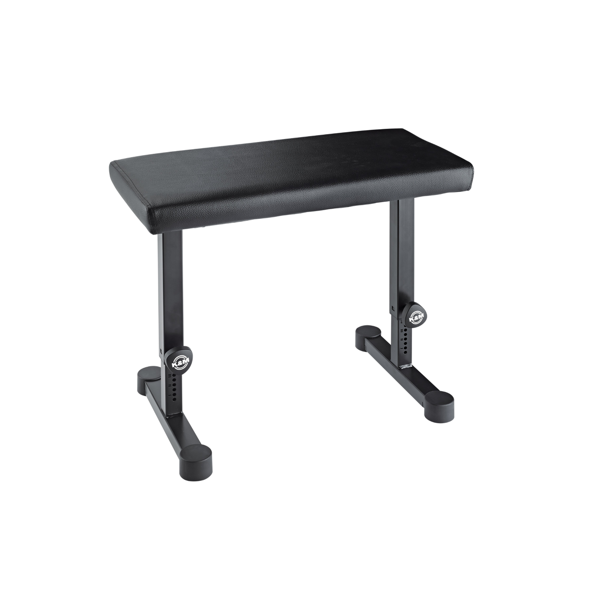 K&M 14085 keyboard bench, black leather