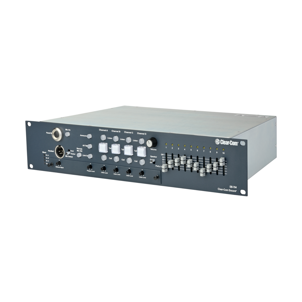 Clear-Com 4-channel main station/10-channel matrix