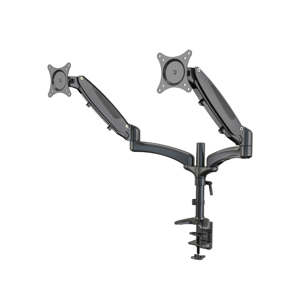 K&M 23875 dual monitor mount, black