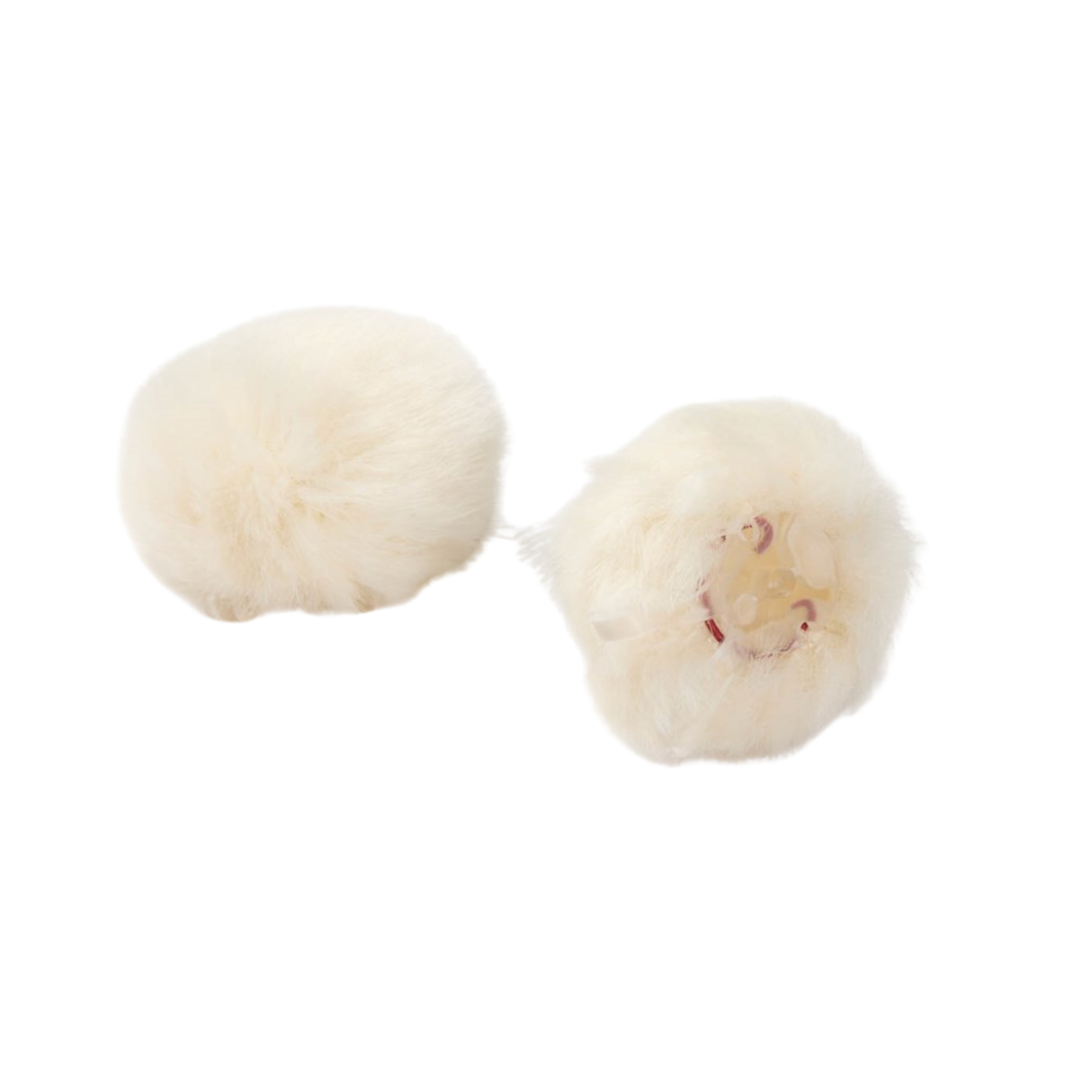 DPA Fur Windscreen, White, Small, 2 pcs