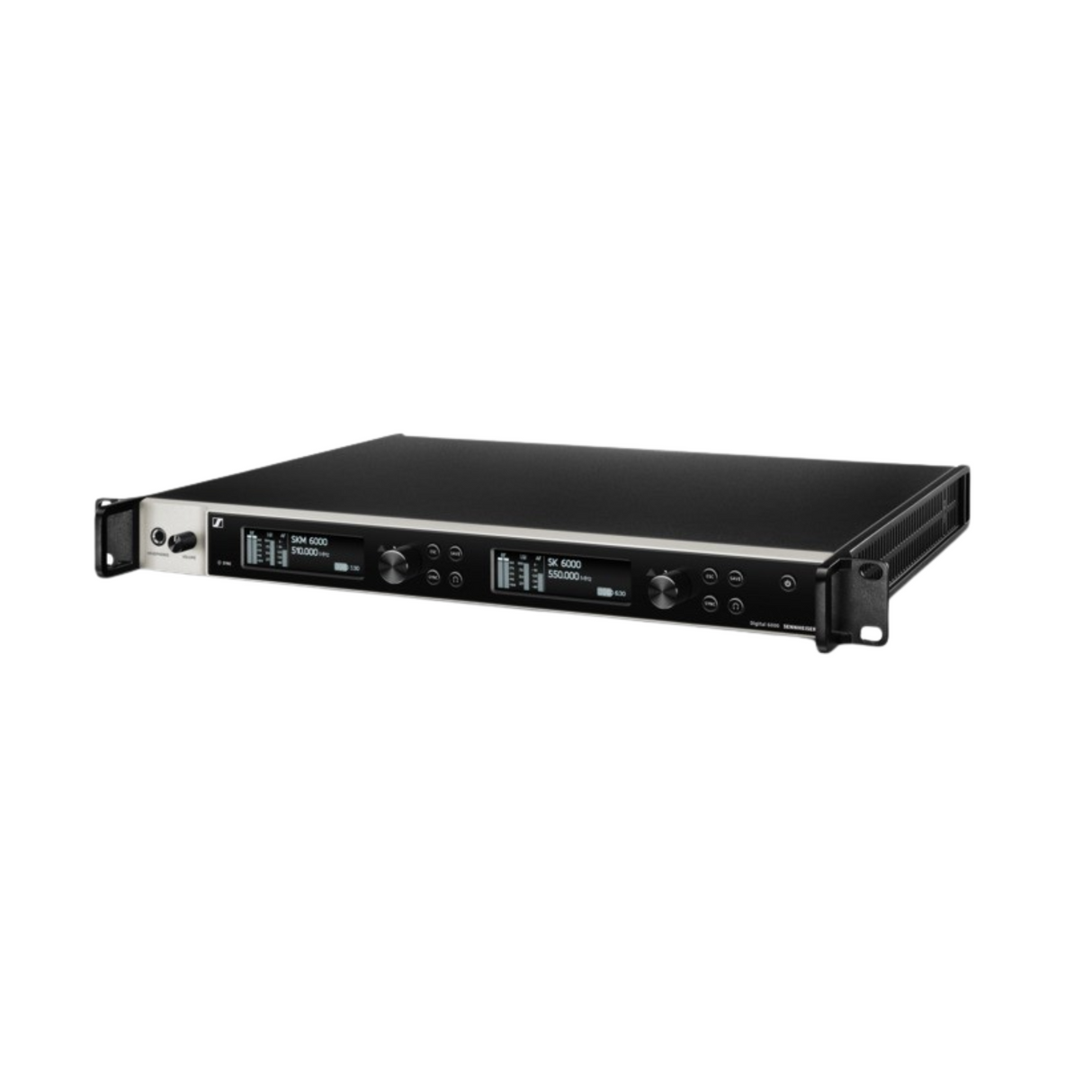 Sennheiser EM 6000 2-channel digital receiver, True-Bit-Diversity, LR mode, AES-3, active antenna sp