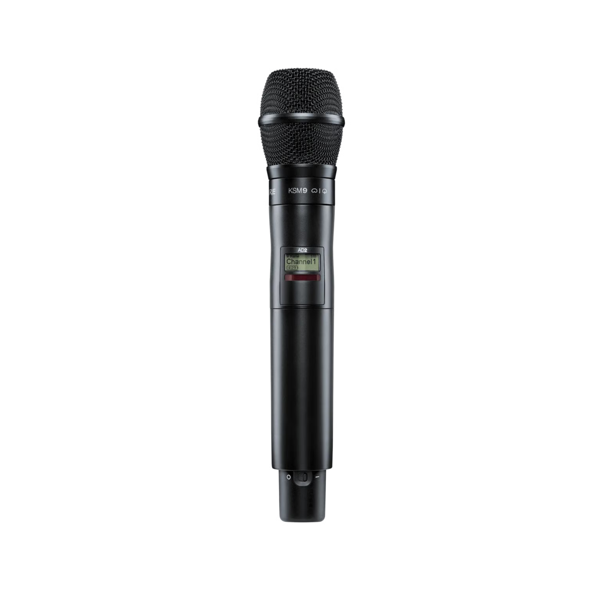 Shure AD2/KSM9 Axient Digital handheld transmitter with KSM9 capsule (606-694 MHz) (black)