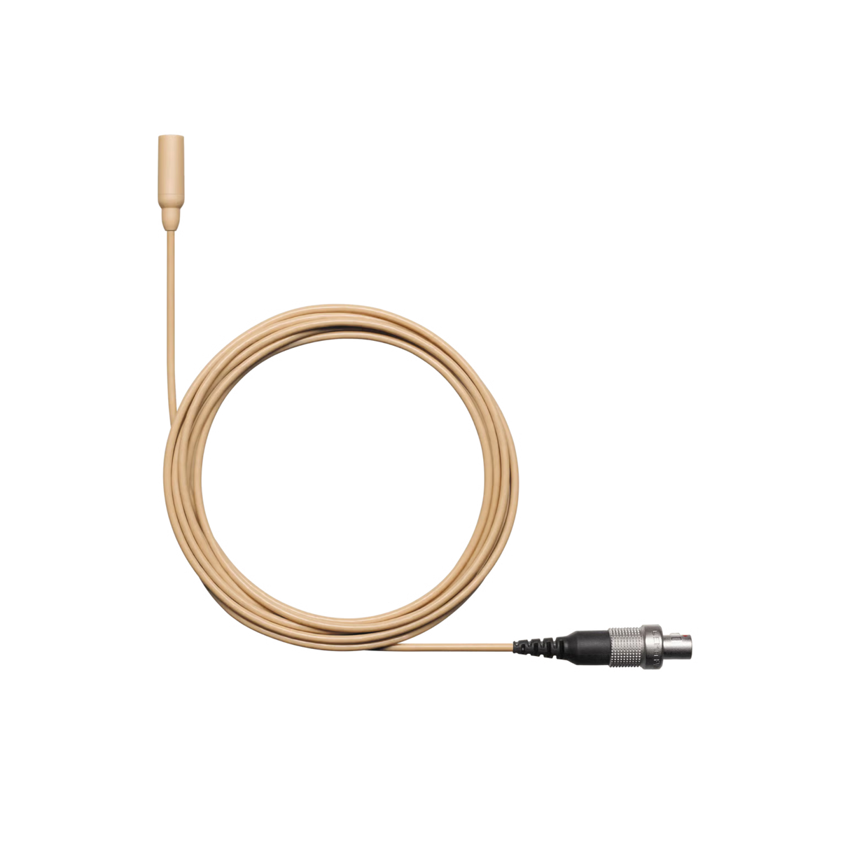 Shure Omnidirectional Condenser Microphone  (Low-sens) with 1.6mm cable & LEMO connector (Tan)