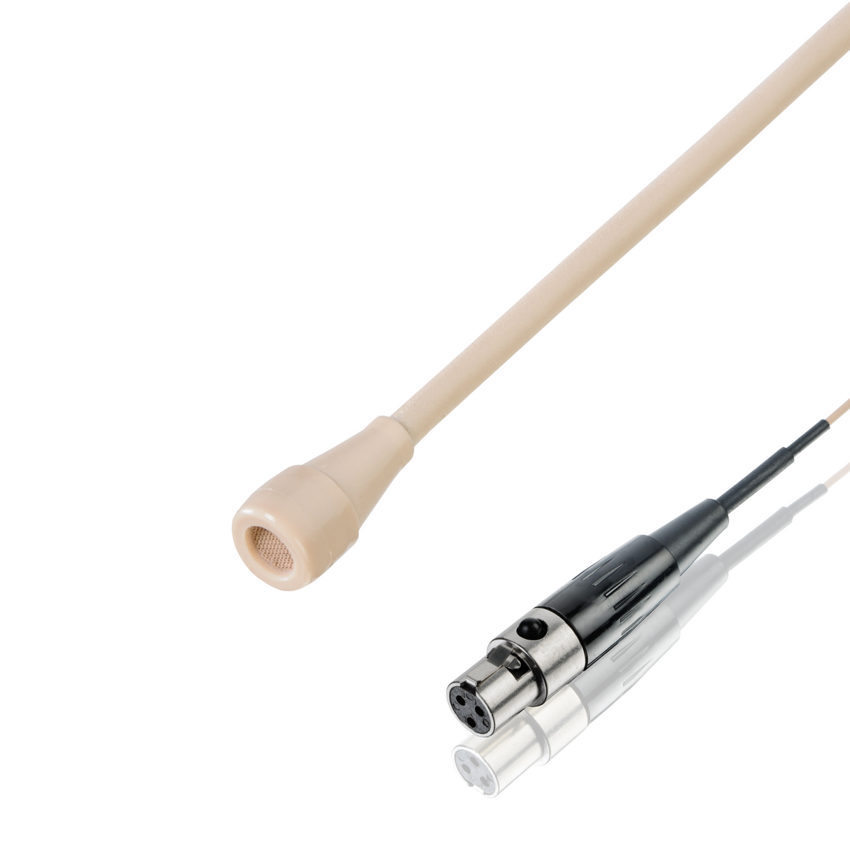 Countryman B3 (round) microphone wired for AKG  (Switchcraft TA3F), light beige, no accessories
