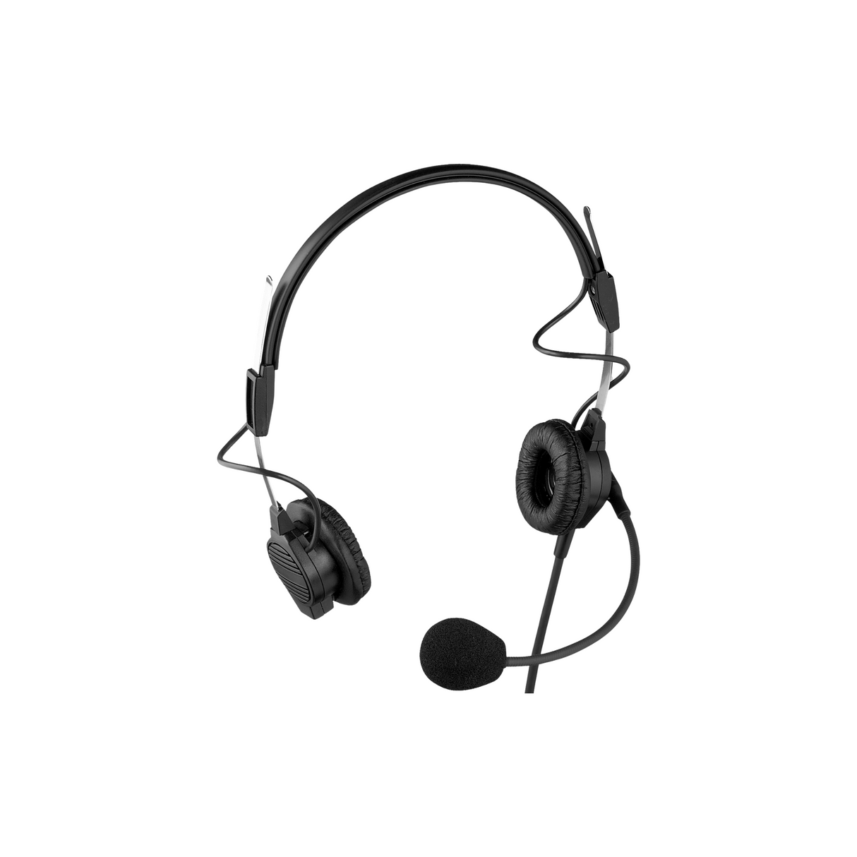 RTS lightweight dual muff headset (4-pin female XLR)