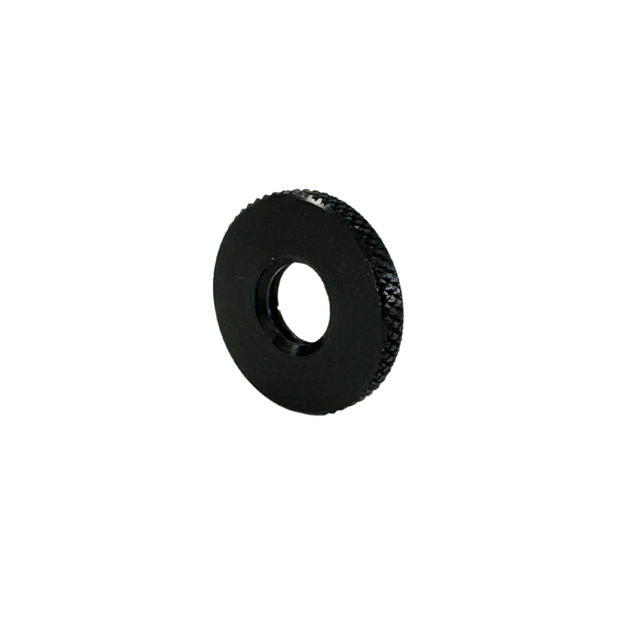 K&M aluminium threaded washer, black (3/8" for mic stand/boom arm)