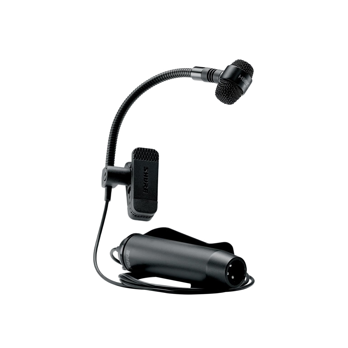 Shure Cardioid Condenser Microphone including gooseneck & XLR cable