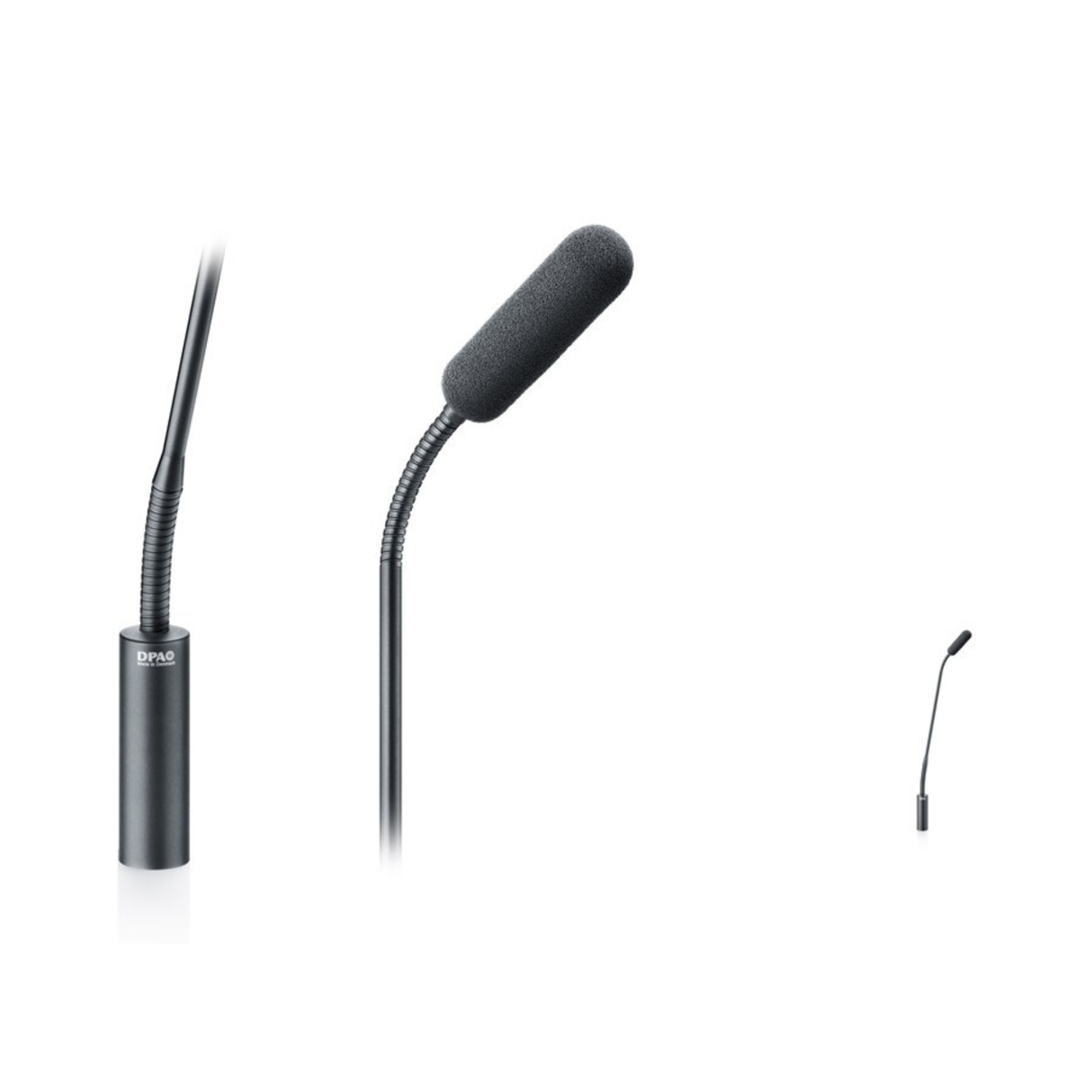 DPA 4098 CORE Supercardioid Mic, Black, XLR, 32 cm (13 in) Boom, top and bottom Gooseneck