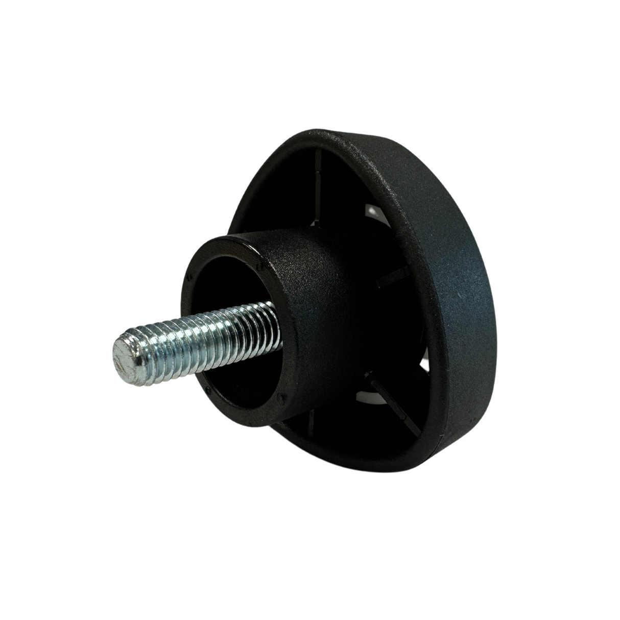 K&M locking knob, M8 x 33mm (for speaker stand), printed "K & M"