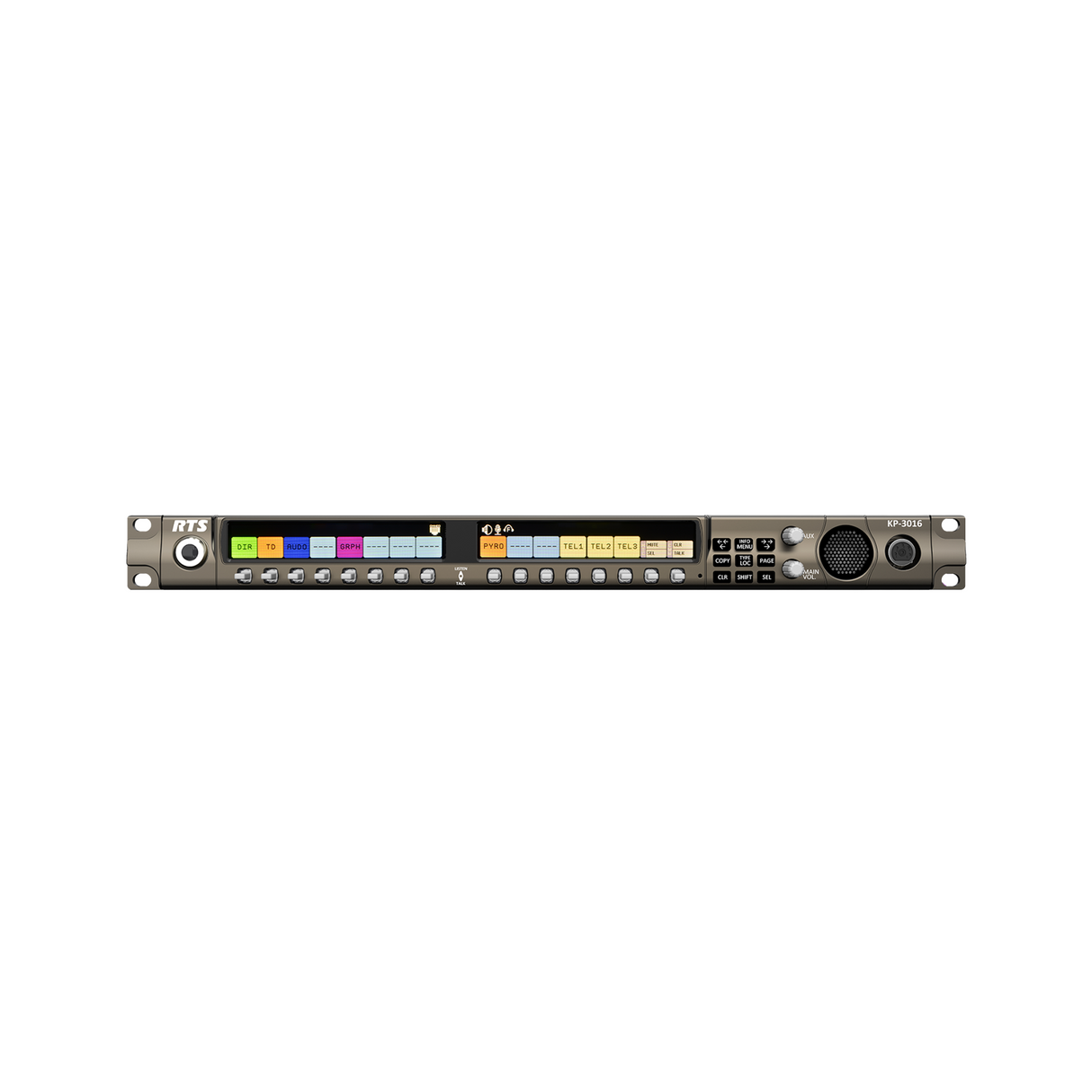 *EX-DEMO* RTS Matrix 14 Position Key Panel with multidirectional lever keys for talk/listen and level control,