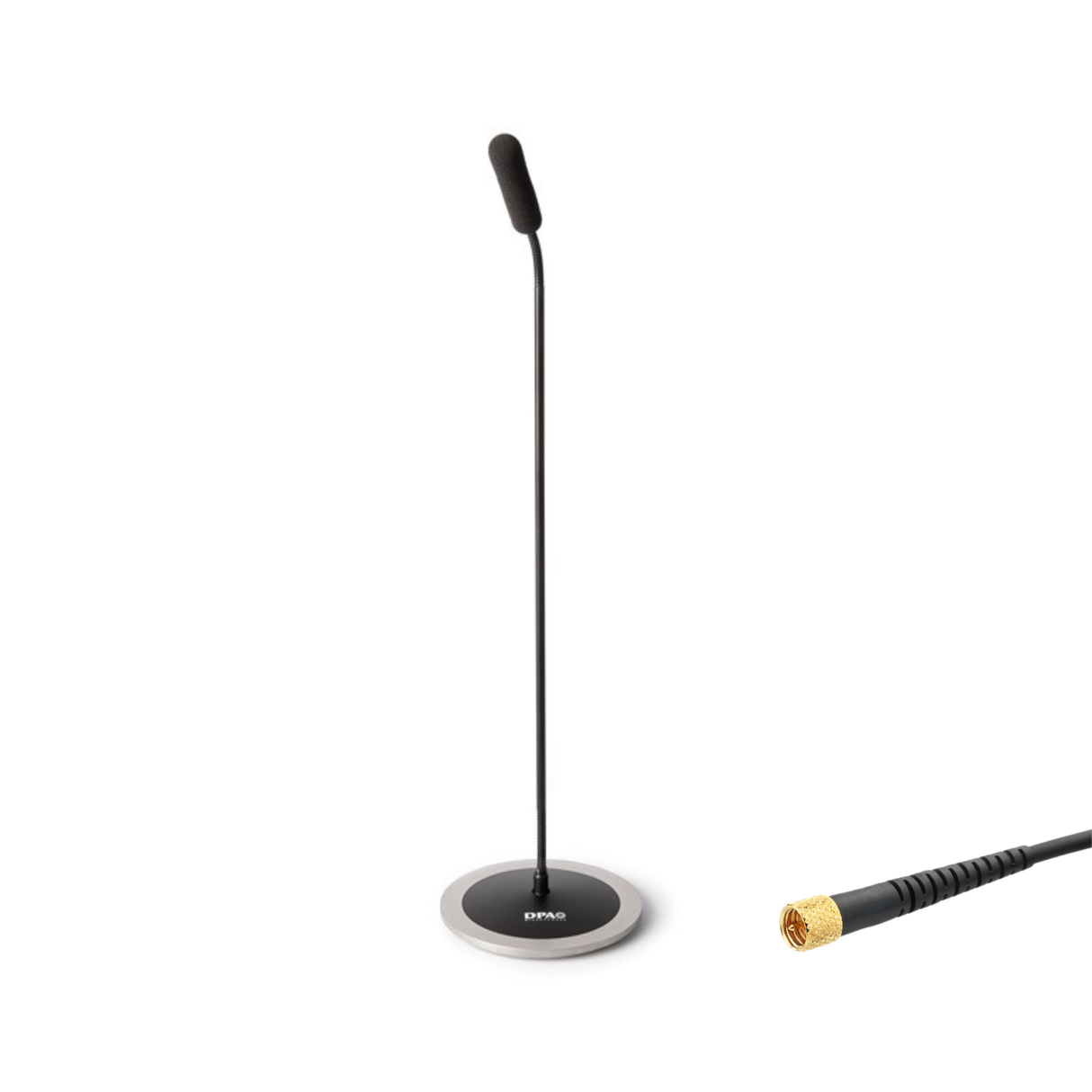 DPA 4098 CORE Supercardioid Tabletop Mic, 43 cm (17 in), Black, MicroDot