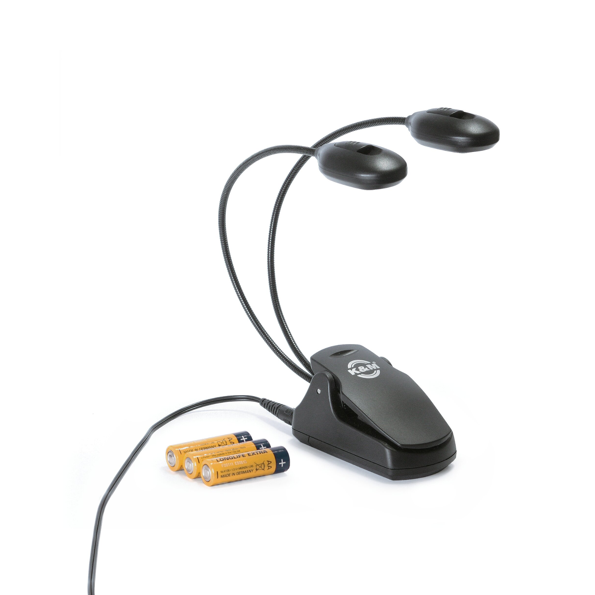 K&M 12270 Music stand light »Twin Head« UK