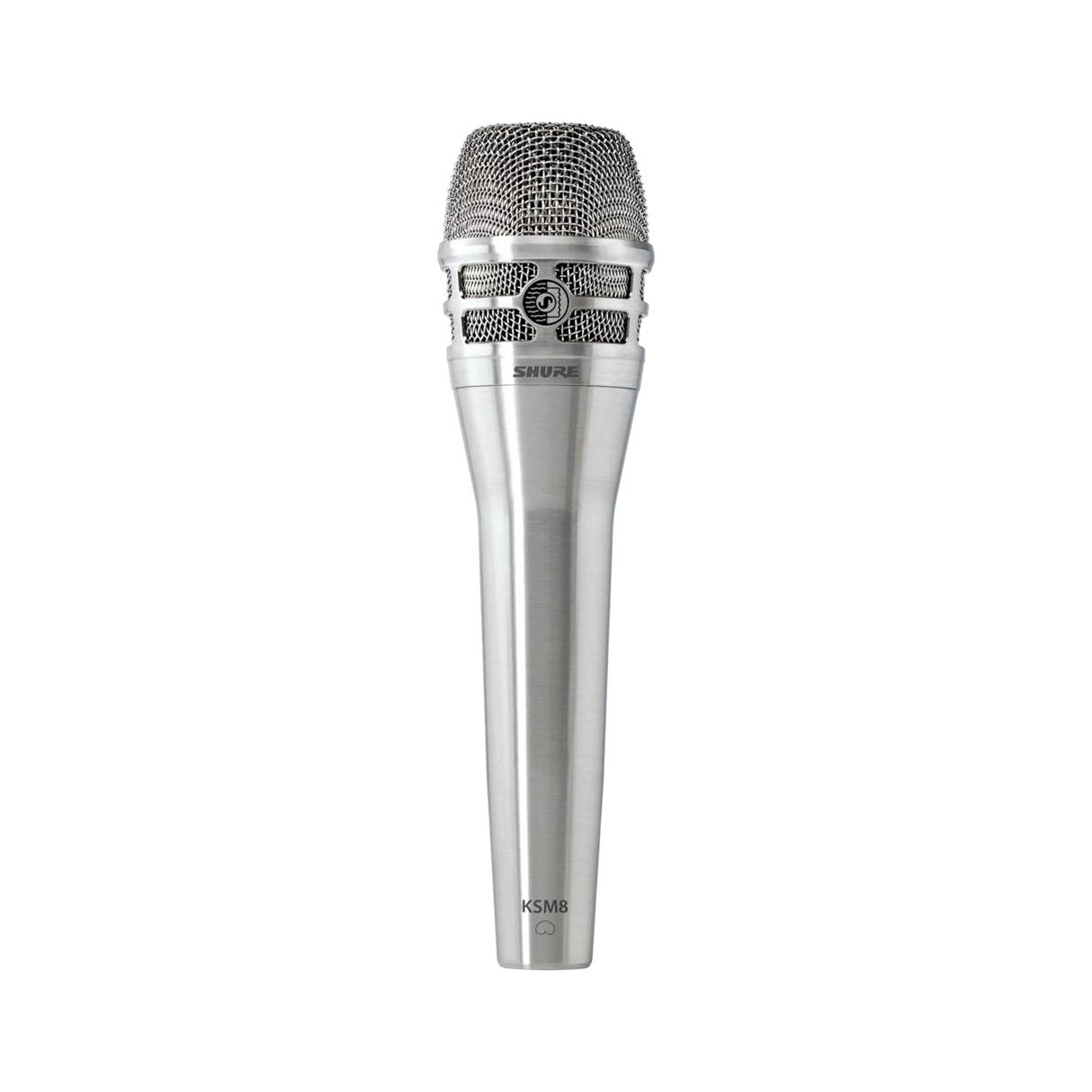 Shure Cardioid Dynamic Microphone features: Dual-diaphragm & Diaphragm Stabilisation System (Nickel)