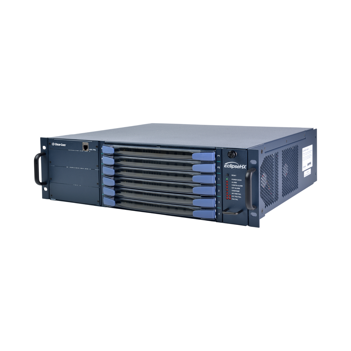 Clear-Com Eclipse HX-Delta with dual redundant CPUs, dual redundant PSUs and 48-ports (requires EHX