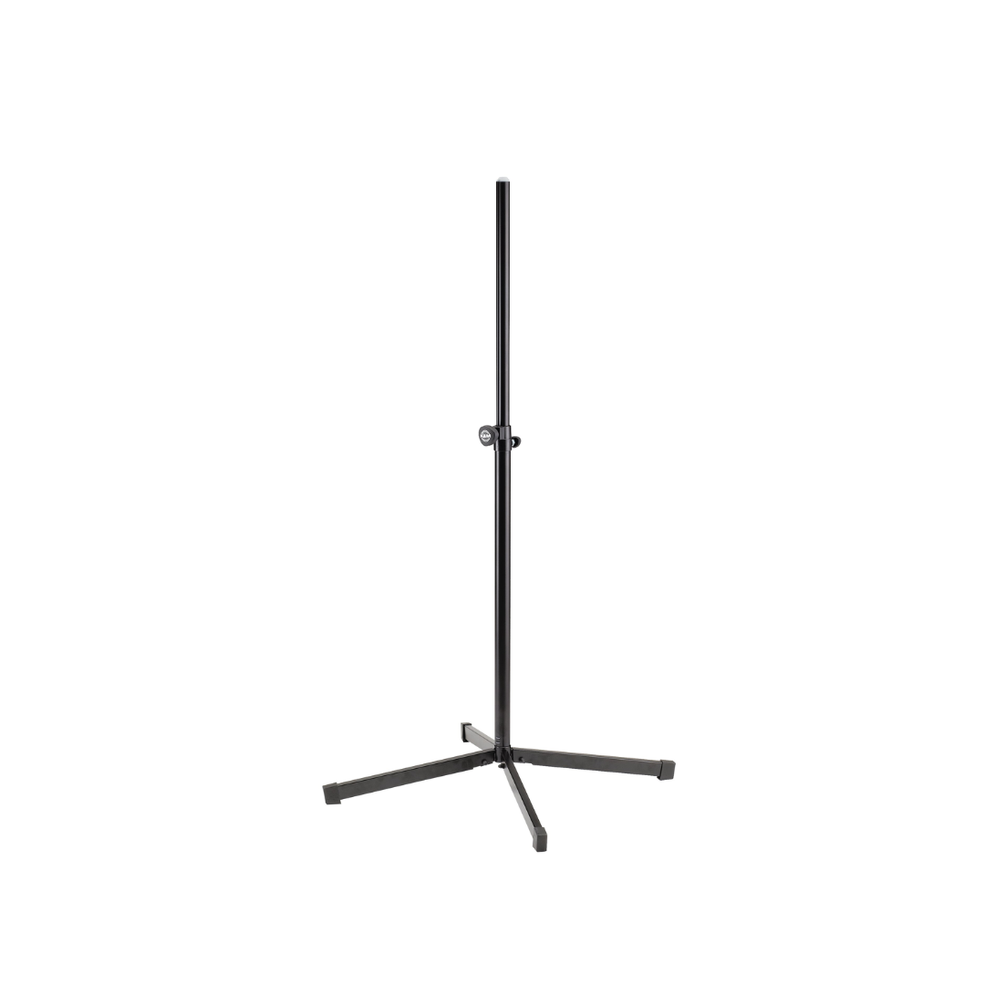 K&M 19500 speaker stand with flat footprint, black