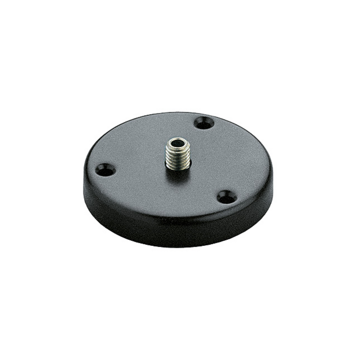 K&M 221d table flange with 3/8in hex screw, black