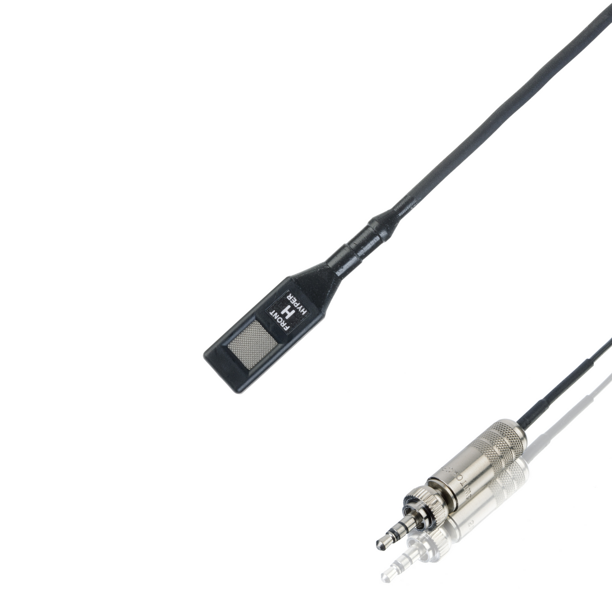 Countryman ISOMAX2 hypercardioid microphone wired for Sennheiser 3.5mm with 5 foot cable, black
