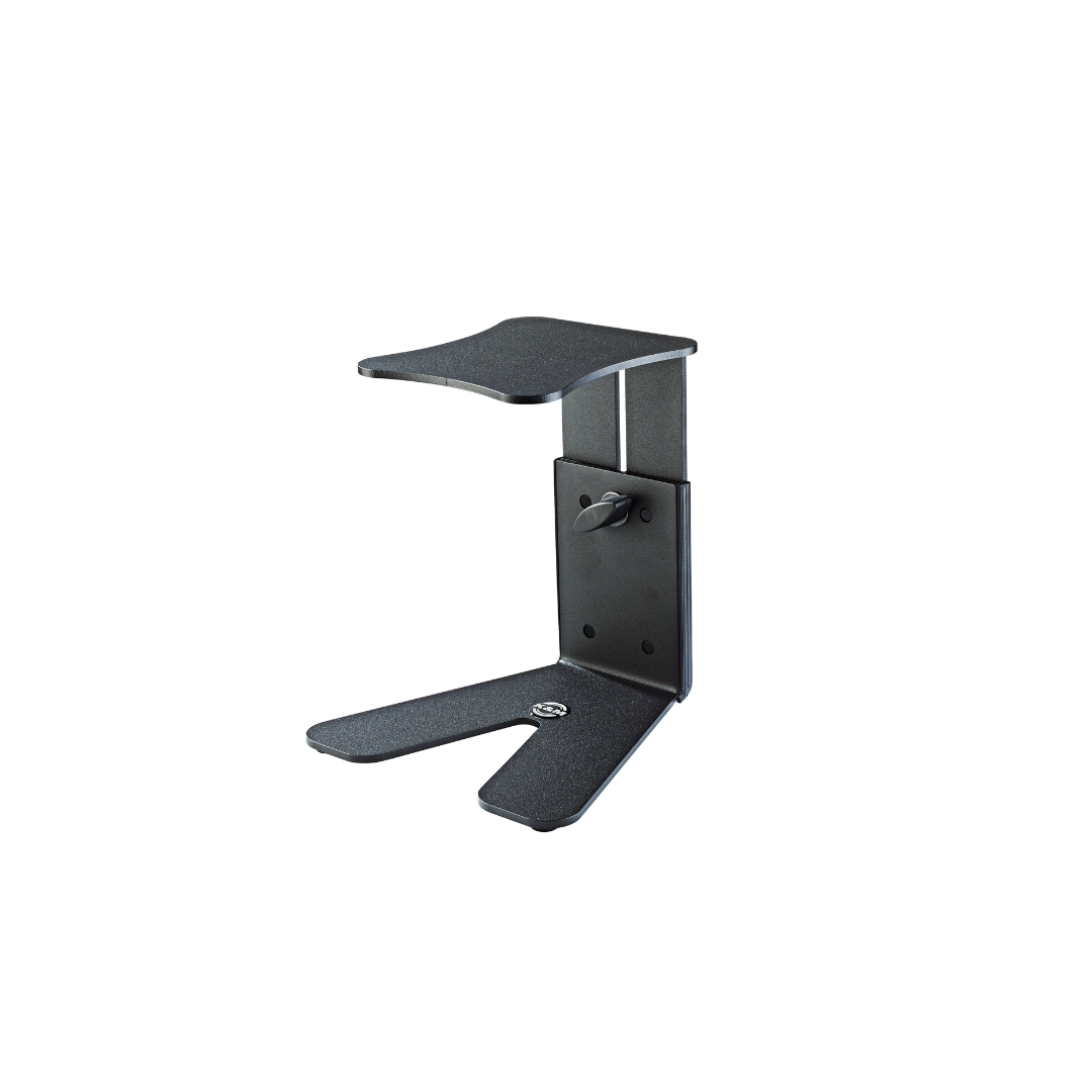 K&M 26772 table monitor stand, structured black