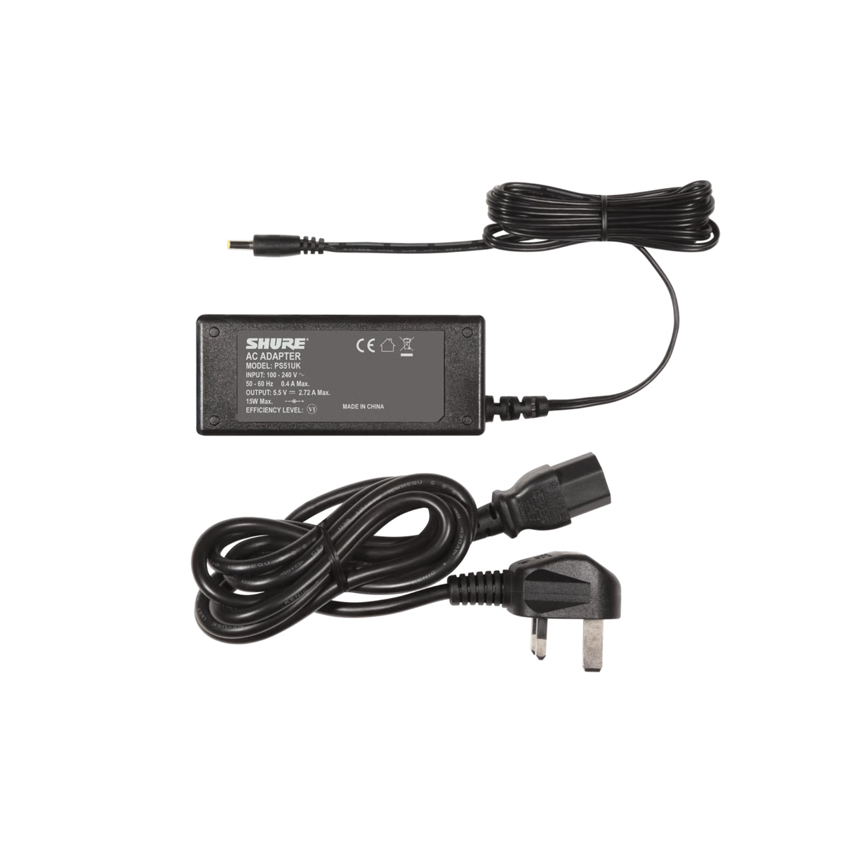 Shure Power Supply For 2-BAY Charger