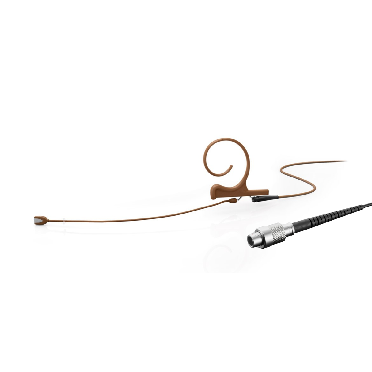DPA 4166 CORE Omni Flex Earset Mic, 110 mm Boom, Brown, 3-pin LEMO