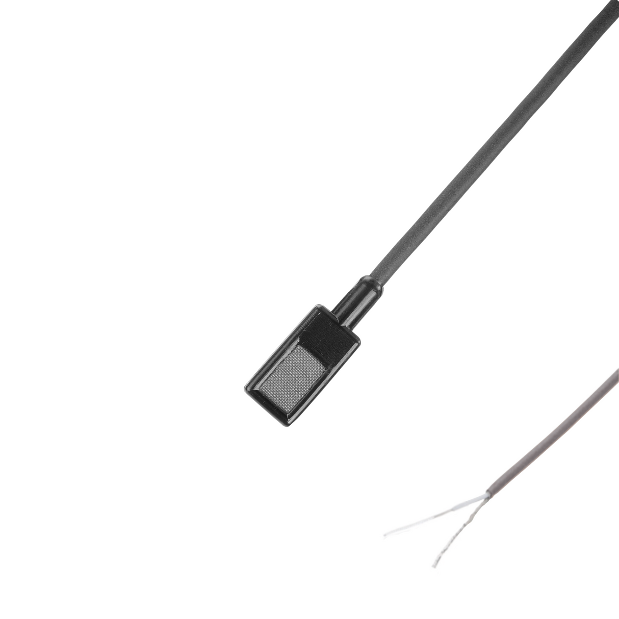 Countryman EMW (square) microphone to pig tails, black, flat HF response