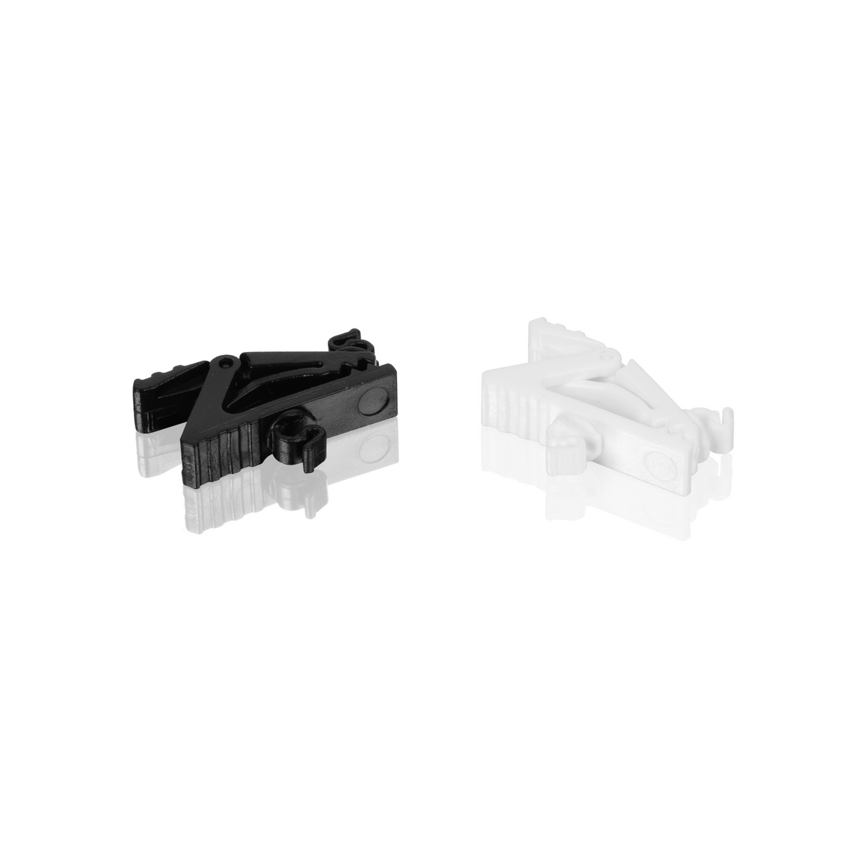 Countryman crocodile clip set for all E6/B3/B6/EMW microphones, one each black and white