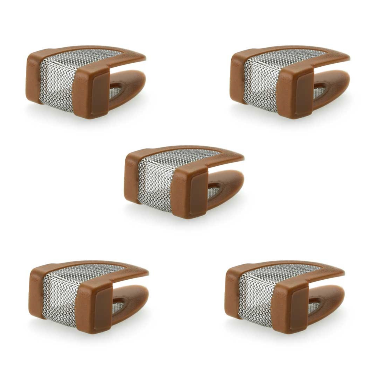 DPA Slim Makeup and Moisture Filter, Brown, 5 pcs