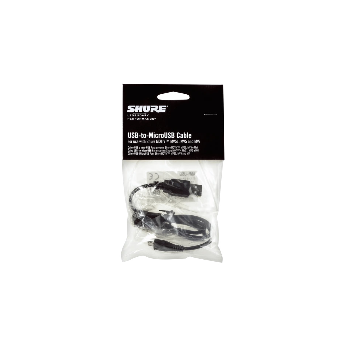 Shure Replacement Micro-B to USB (1m) for Motiv Range