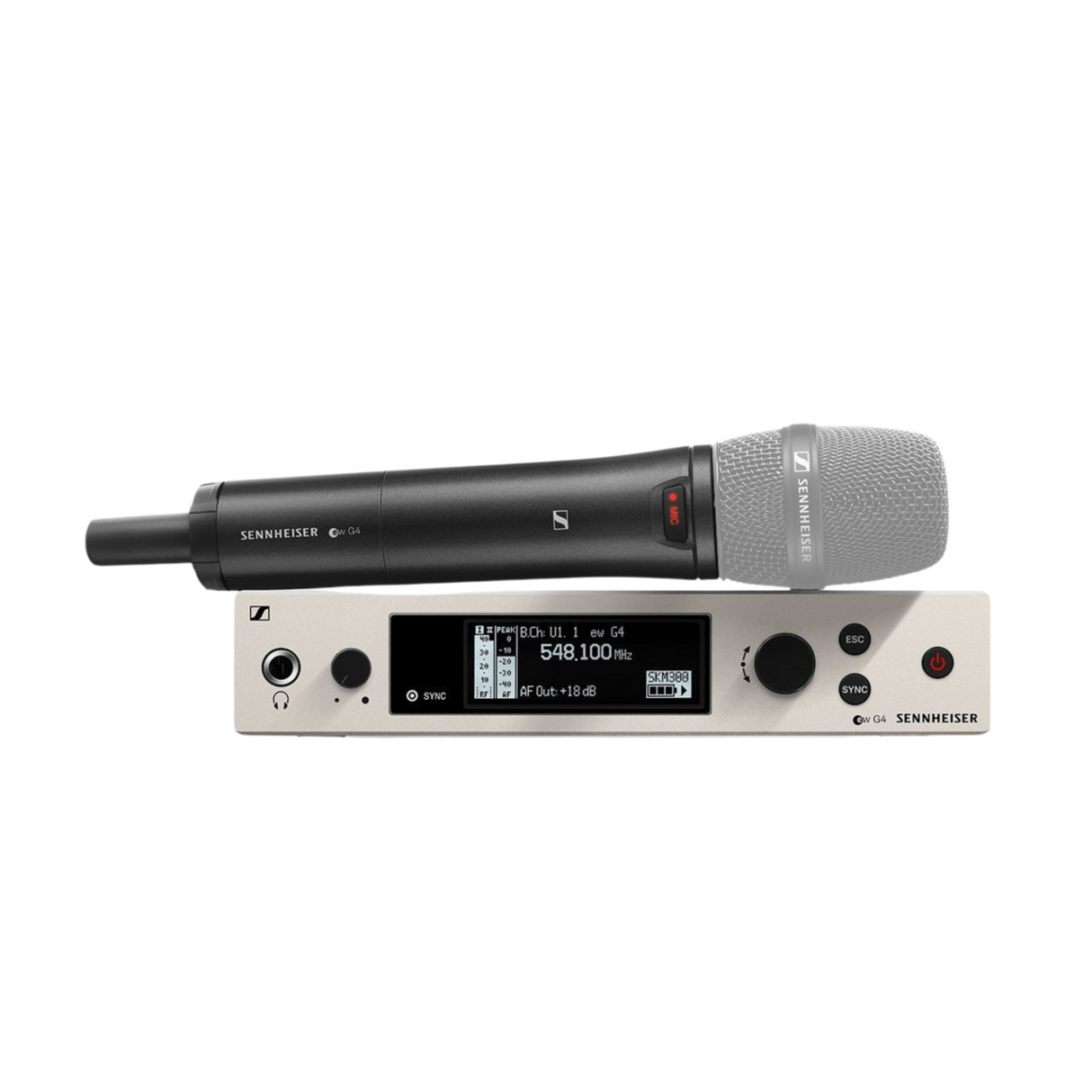 Sennheiser ew 300 G4-BASE SKM-S-GBW Wireless handheld base set. Includes (1) SKM 300 G4-S (microphon