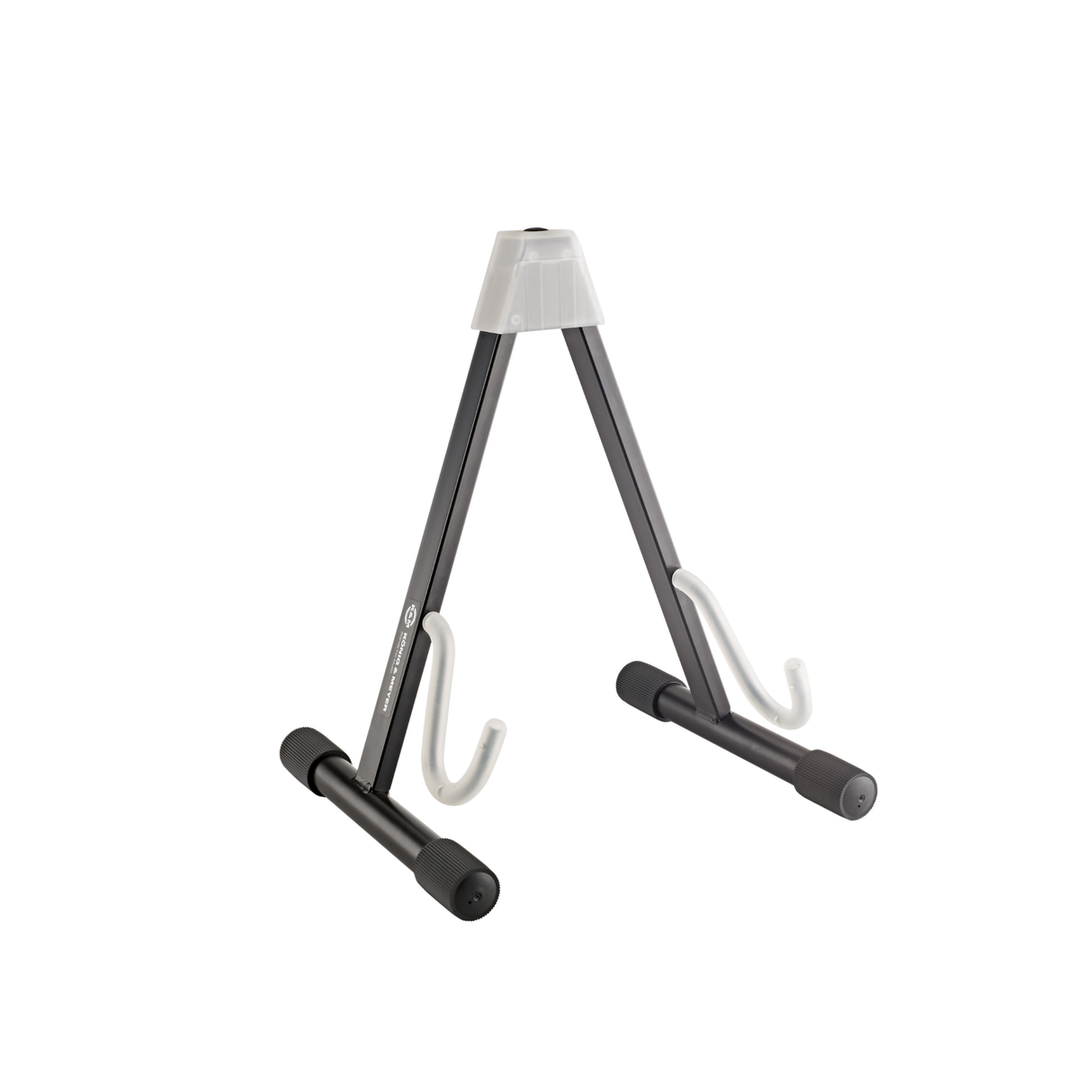 K&M 17540 e-guitar stand, black with translucent support elements