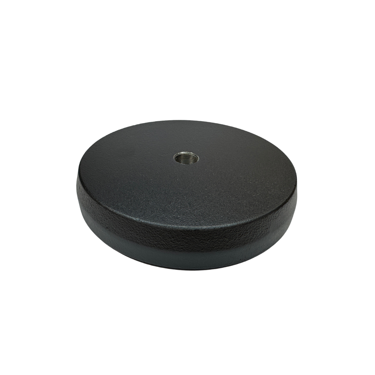 K&M round base for 23300, 23325 stand, black