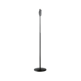 K&M 26085 'One-Hand' microphone stand with medium round base, black