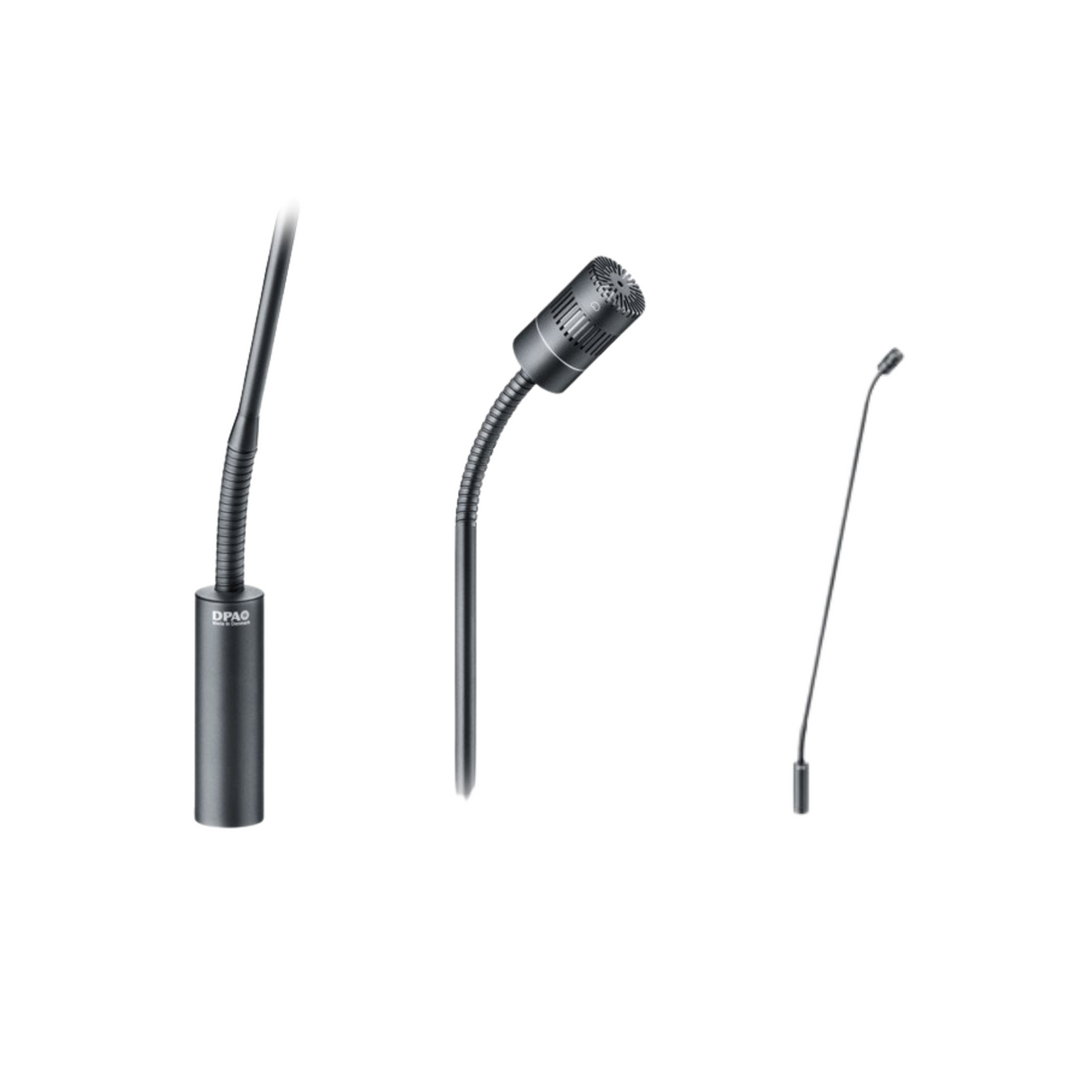 DPA 4011 Cardioid Mic, Black, XLR, 47 cm (18 in) Boom, top and bottom Gooseneck