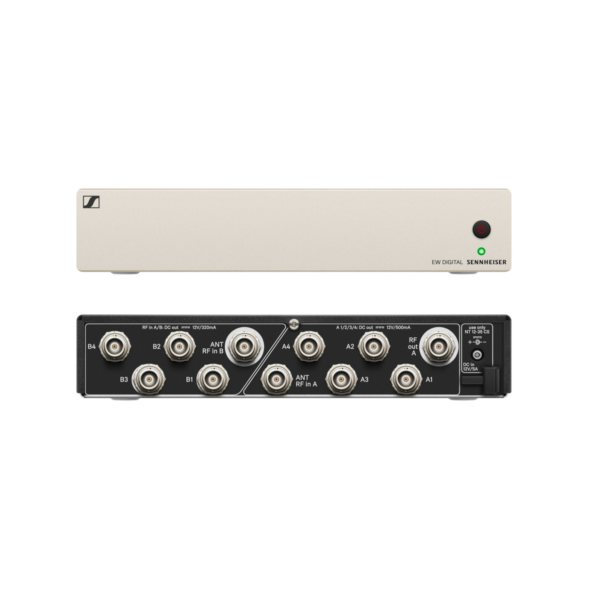Sennheiser EW-D ASA (T-U-V-W) Active antenna splitter (dual 1;4) with DC power distribution for