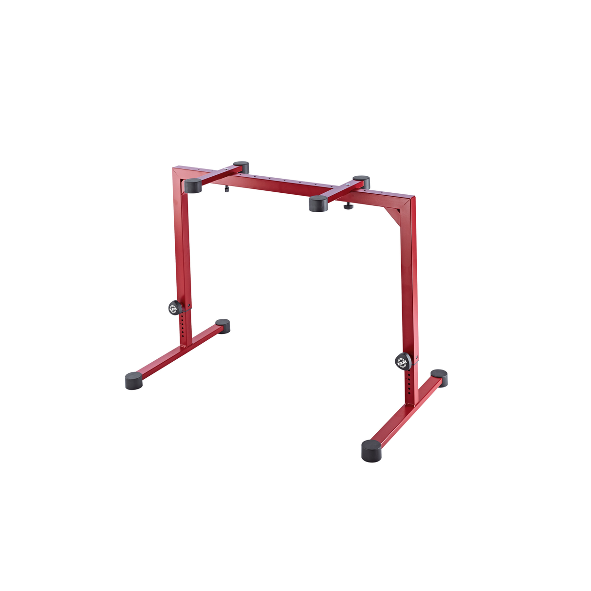 K&M 18810 table-style keyboard stand "Omega", ruby red