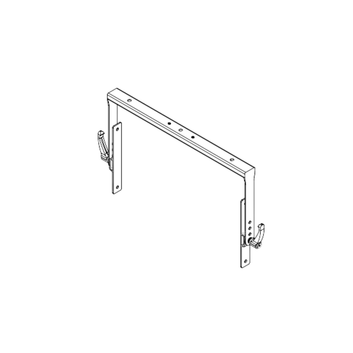 EM Acoustics FC-129h Horizontal hanging cradle for EMS-129/126/122/122w, White