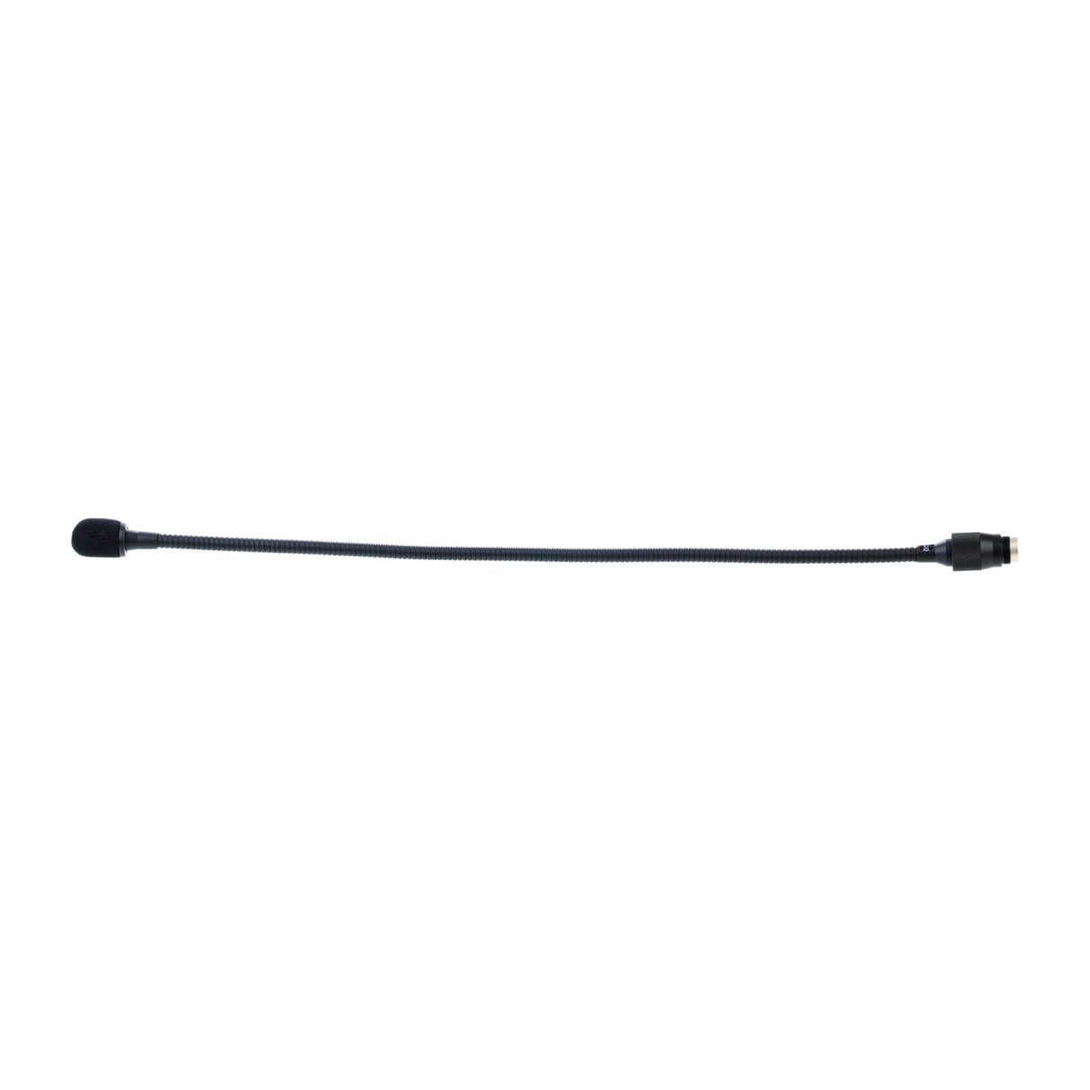 Clear-Com 49cm plug-in gooseneck microphone, black; for 4000, V-series and HelixNet panels