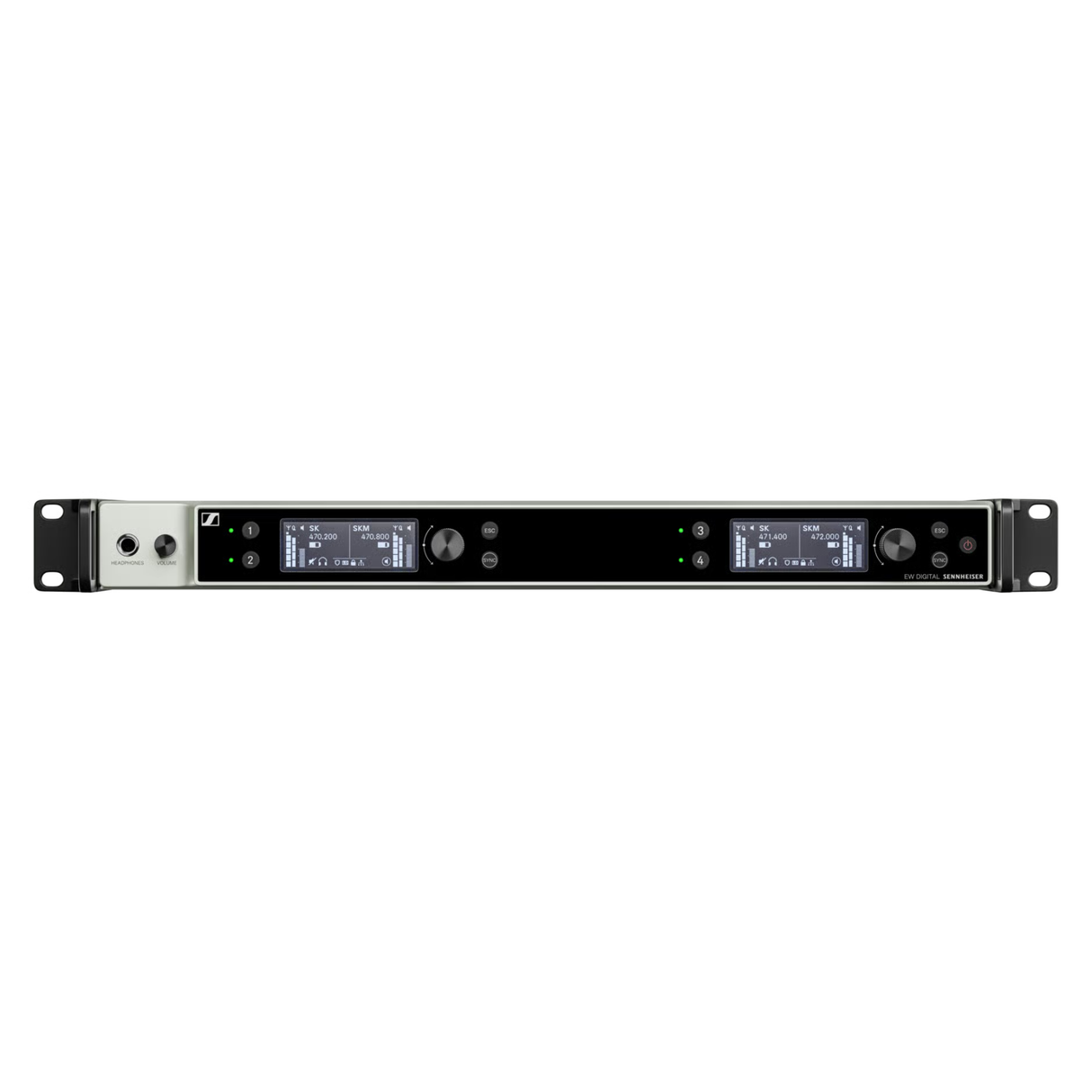 Sennheiser EW-DX EM 4 DANTE (R1-9) 4 channel digital full-rack (19“) receiver with Dante®