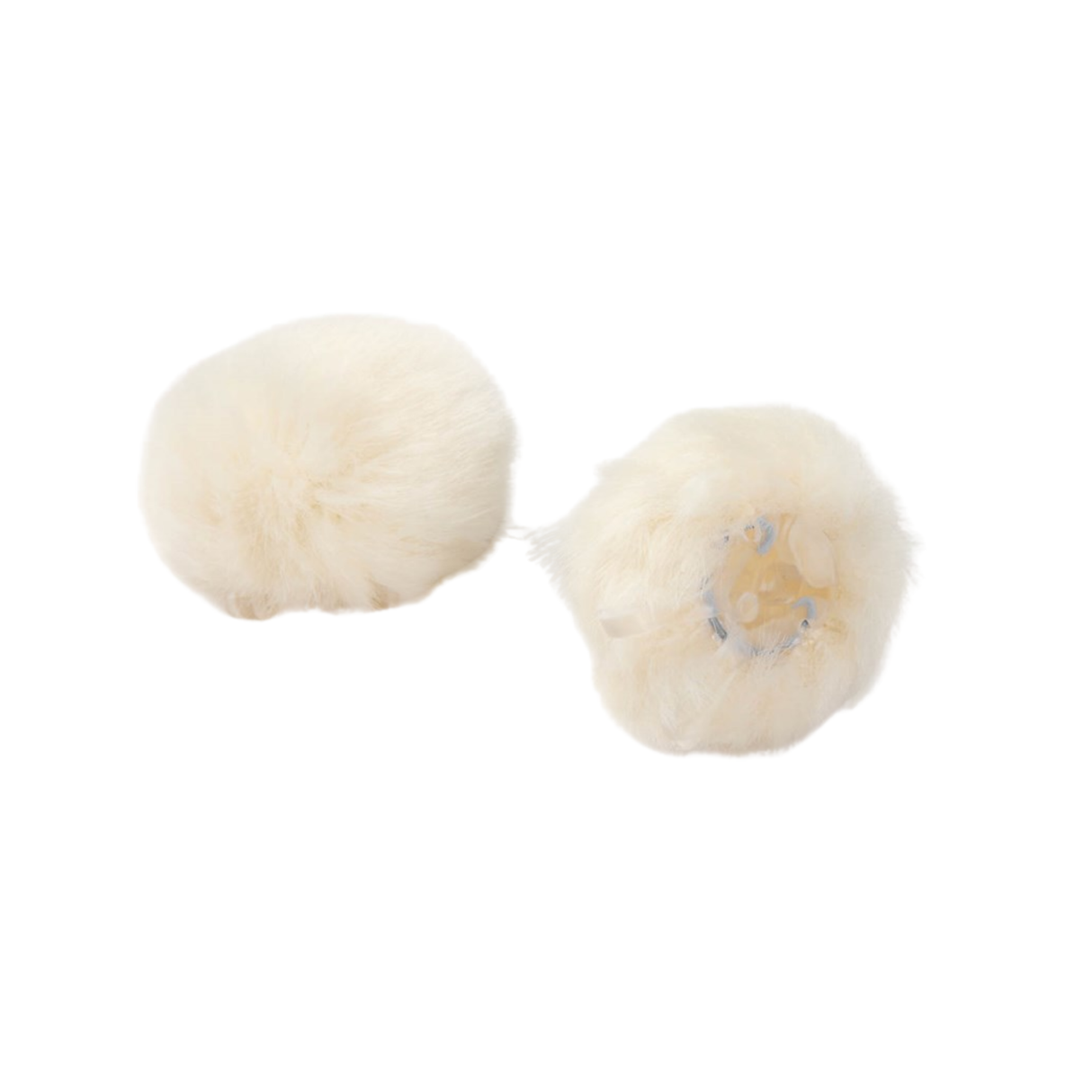 DPA Fur Windscreen, White, Large, 2 pcs