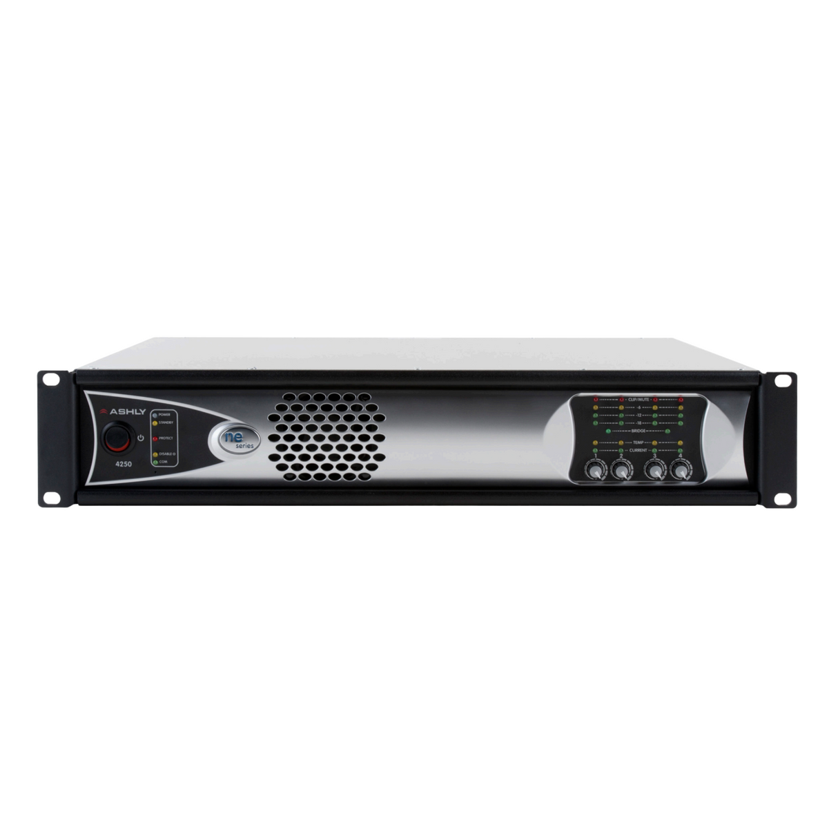 Ashly 4x250W per channel with Protea DSP, 70V , 2RU