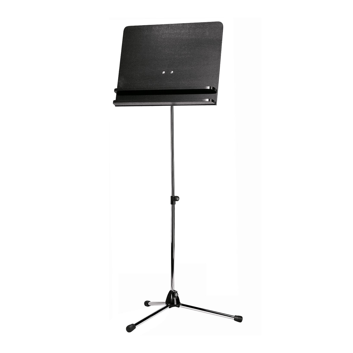 K&M 118/3 orchestra music stand, chrome/black wood