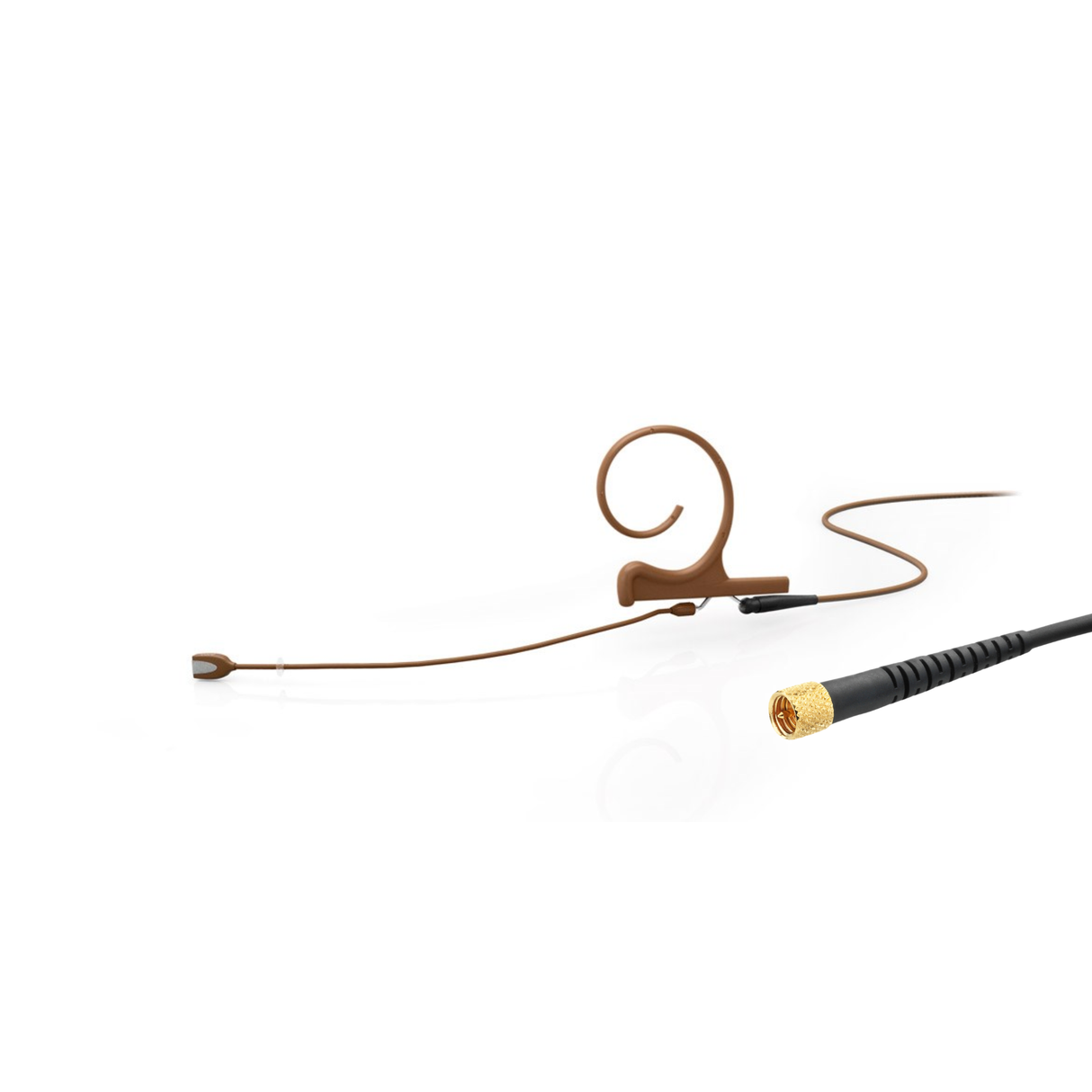 DPA 4188 CORE Directional Flex Headset Mic, 100 mm Boom, Brown, MicroDot