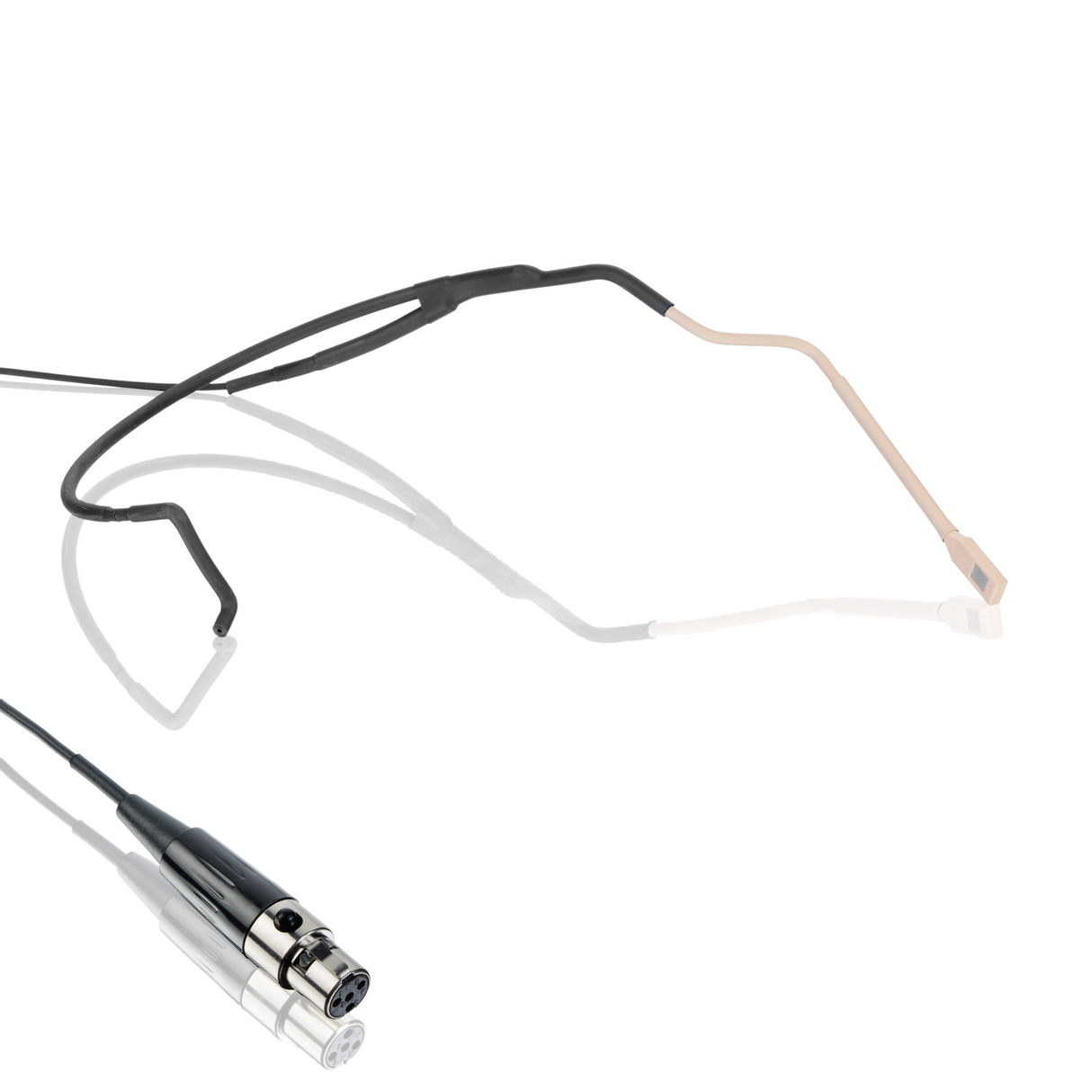 Countryman cardioid ISOMAX headset microphone wired for Shure (Switchcraft TA4F), light beige