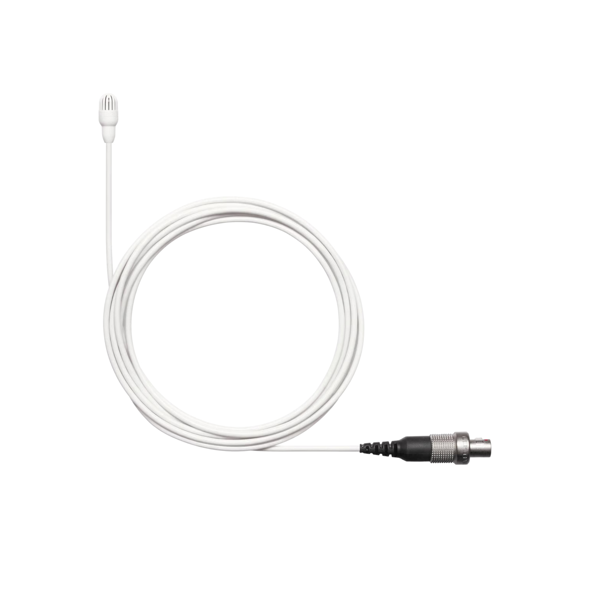Shure Omnidirectional Condenser Microphone  (Low-sens) with 1.6mm cable & LEMO connector (White)