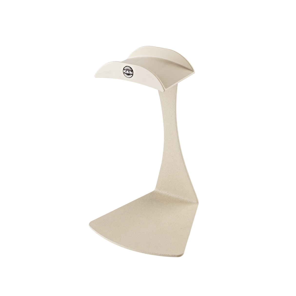 K&M 16075 headphone table stand, sand beige