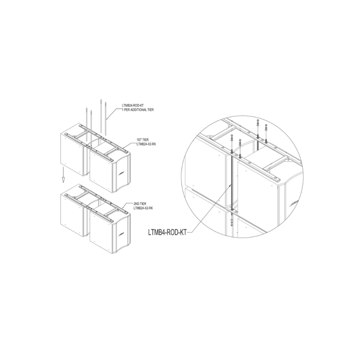 Adaptive Technologies connecting rod kit for LTMB24 grids