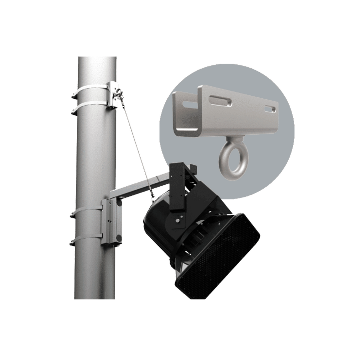 Adaptive Technologies PoleStar, Safety Anchor, Pole Bracket